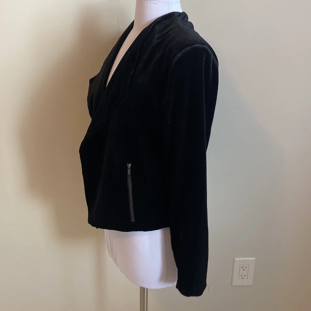 Lysse Black Velvet Leigh Jacket
